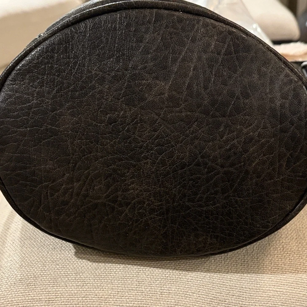 MANGO Brown Faux-leather Bucket Handbag/NWT - Picture 13 of 15